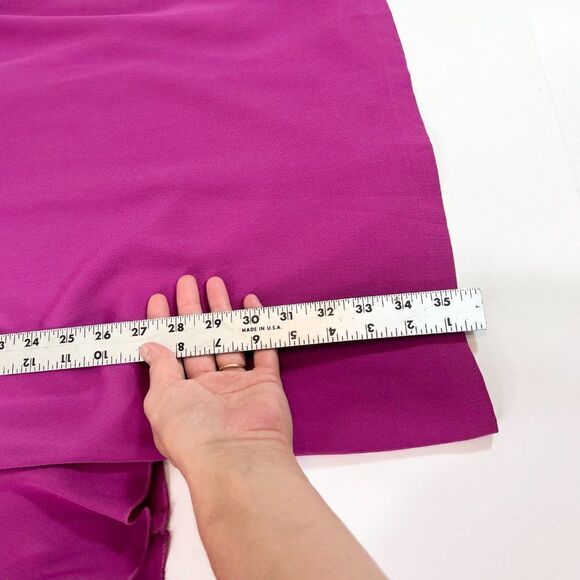 Kobi Halperin Dress Womens Medium Purple Halter Neck Cold Shoulder Zip Sheath - Picture 7 of 8